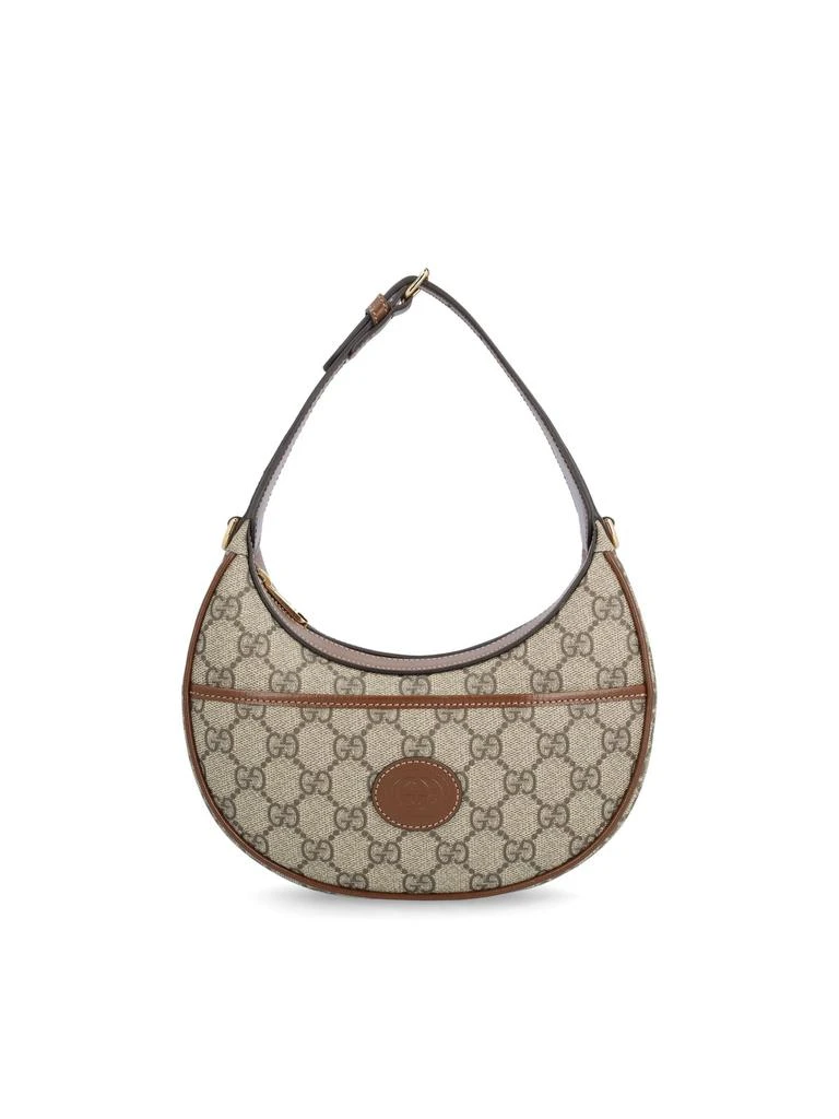 商品Gucci|Gucci GG Half-Moon Chain Linked Mini Bag,价格¥7789,第1张图片