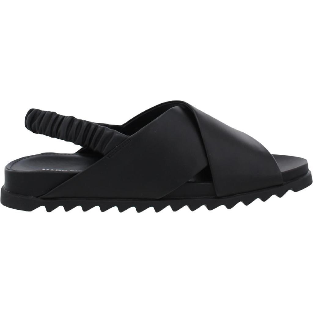 商品Marc Fisher|Marc Fisher Womens Jivin Faux Leather Strappy Flat Sandals,价格¥102,第5张图片详细描述