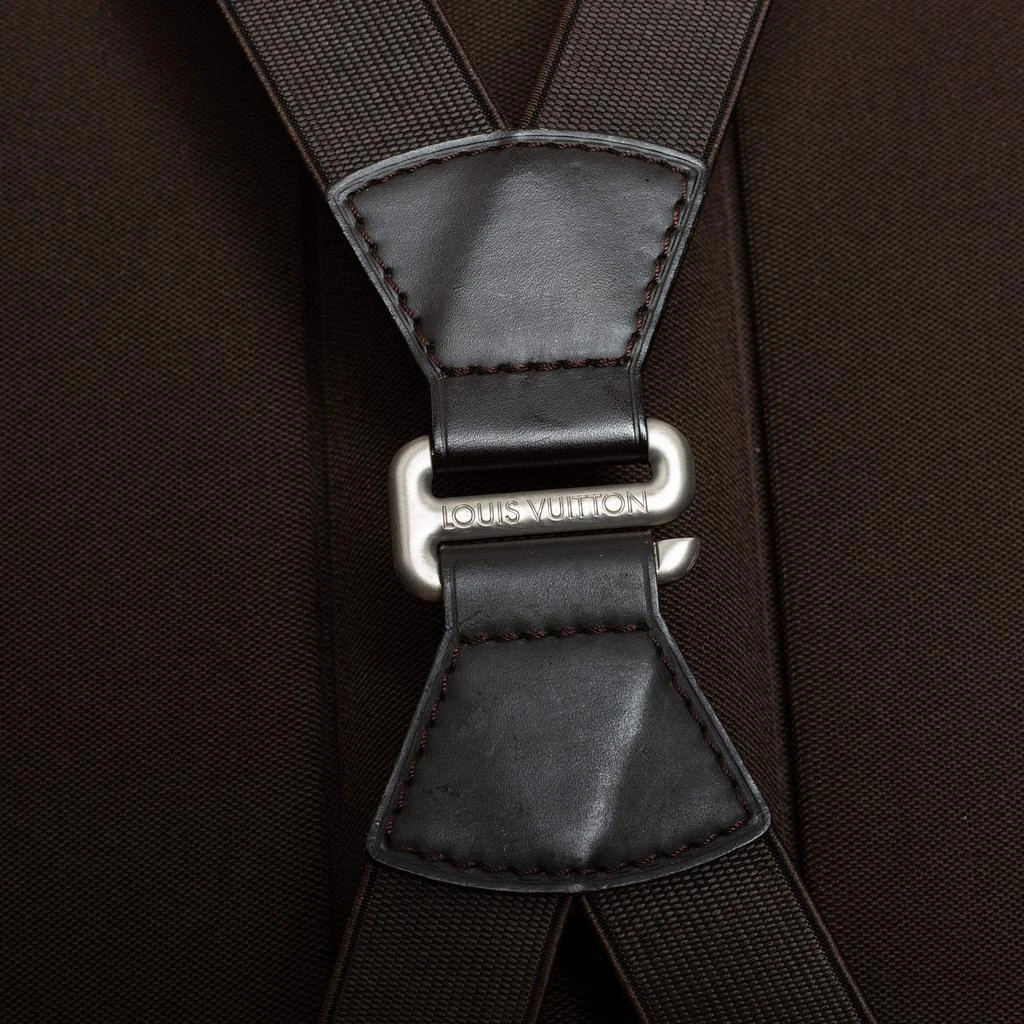 商品[二手商品] Louis Vuitton|Louis Vuitton Black/Brown Damier Canvas And Leather Vintage Geant Conquerant 55 Roller Luggage,价格¥6313,第5张图片详细描述