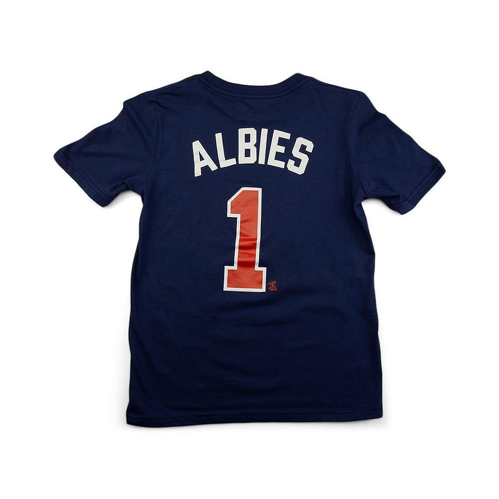 商品NIKE|Atlanta Braves Youth Name and Number Player T-Shirt Ozzie Albies,价格¥222,第1张图片