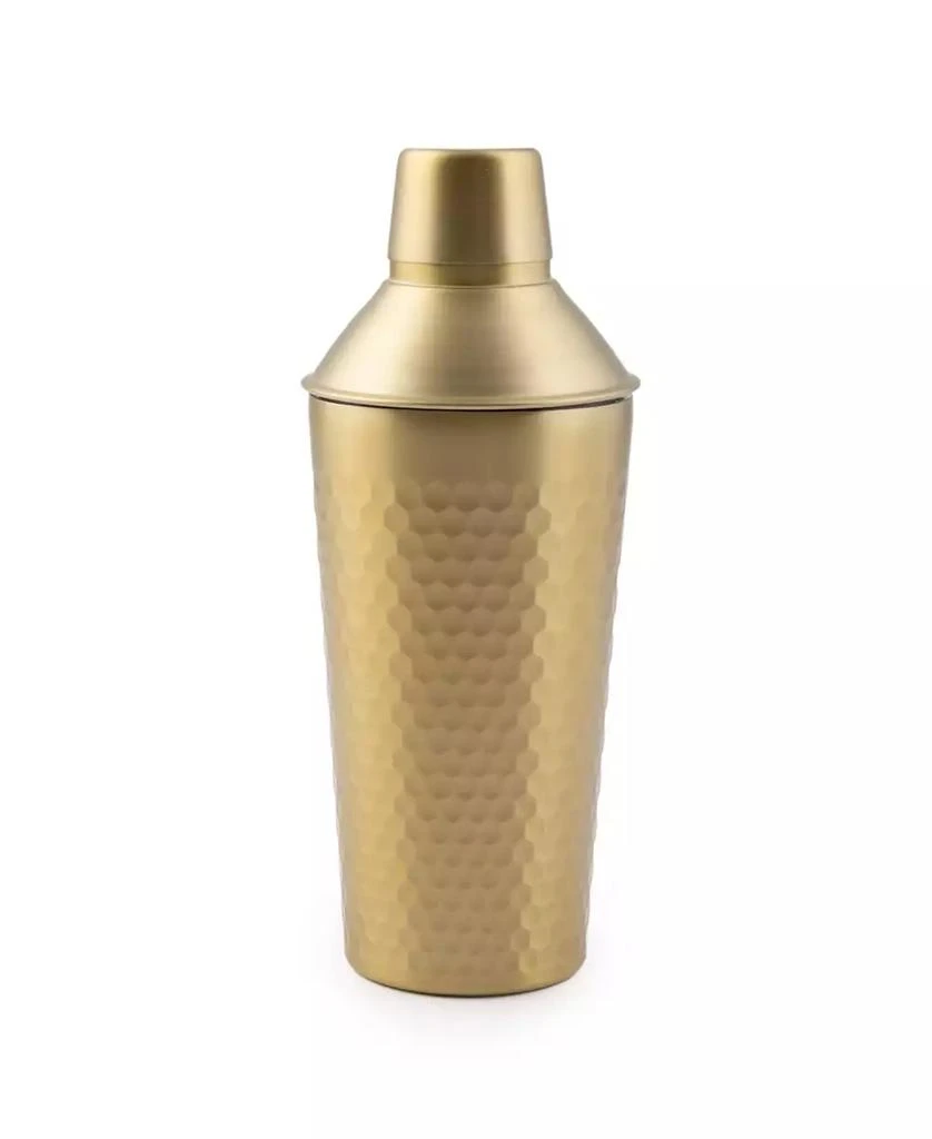 商品Thirstystone|Champagne Gold Faceted Cocktail Shaker,价格¥109,第1张图片