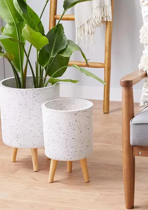 商品belk|Lane Contemporary Magnesium Oxide Planter   Set Of 2,价格¥1587,第2张图片详细描述