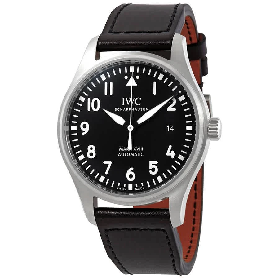 商品IWC Schaffhausen|Pilot's Mark XVIII Automatic Black Dial Men's Watch IW327009,价格¥30546,第1张图片