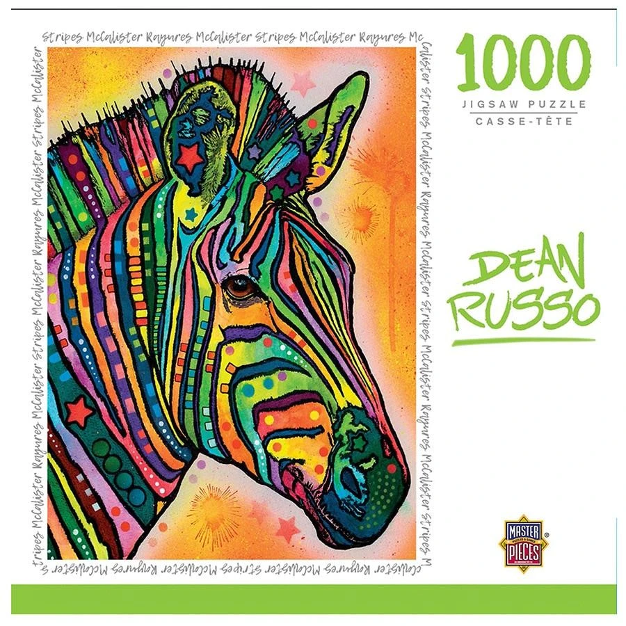 商品Masterpieces Puzzles|Dean Russo Stripe McCalister 1000 Piece Puzzle,价格¥149,第1张图片