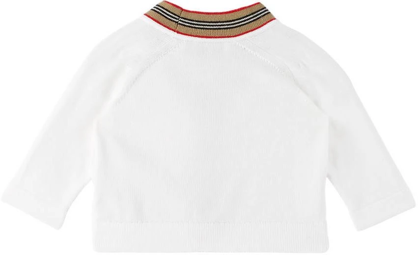 商品Burberry|Baby Off-White Ginny Cardigan,价格¥2805,第2张图片详细描述