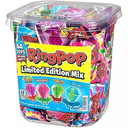 Ring Pop Variety Pack, 0.5 oz., 44 pk. 商品