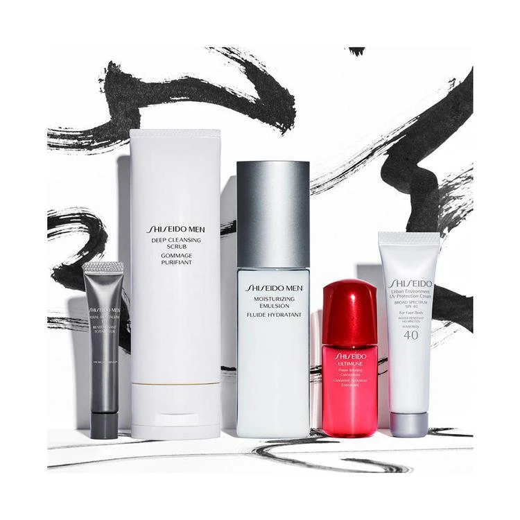 商品Shiseido|男士护肤精华5件套装,价格¥454,第3张图片详细描述