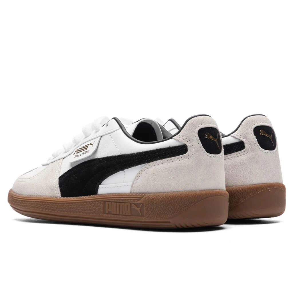 商品Puma|Women's Palermo - White/Vapor Grey/Gum,价格¥672,第3张图片详细描述