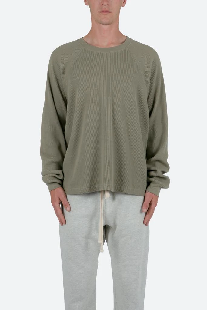 商品MNML|Heavy Thermal L/S Tee - Olive,价格¥168,第1张图片