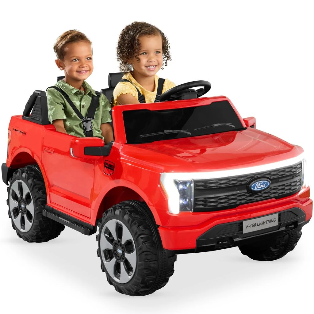 商品Best Choice Products|Kids 24V Ride On Truck Officially Licensed Ford Lightning w/ Remote, LED Lights, 2 Speeds,价格¥2913,第1张图片