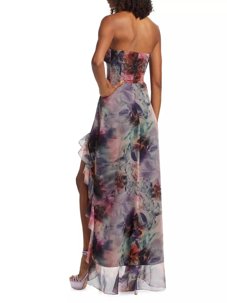 商品Amanda Uprichard|Eden Farah Fleur High-Low Gown,价格¥1343,第5张图片详细描述