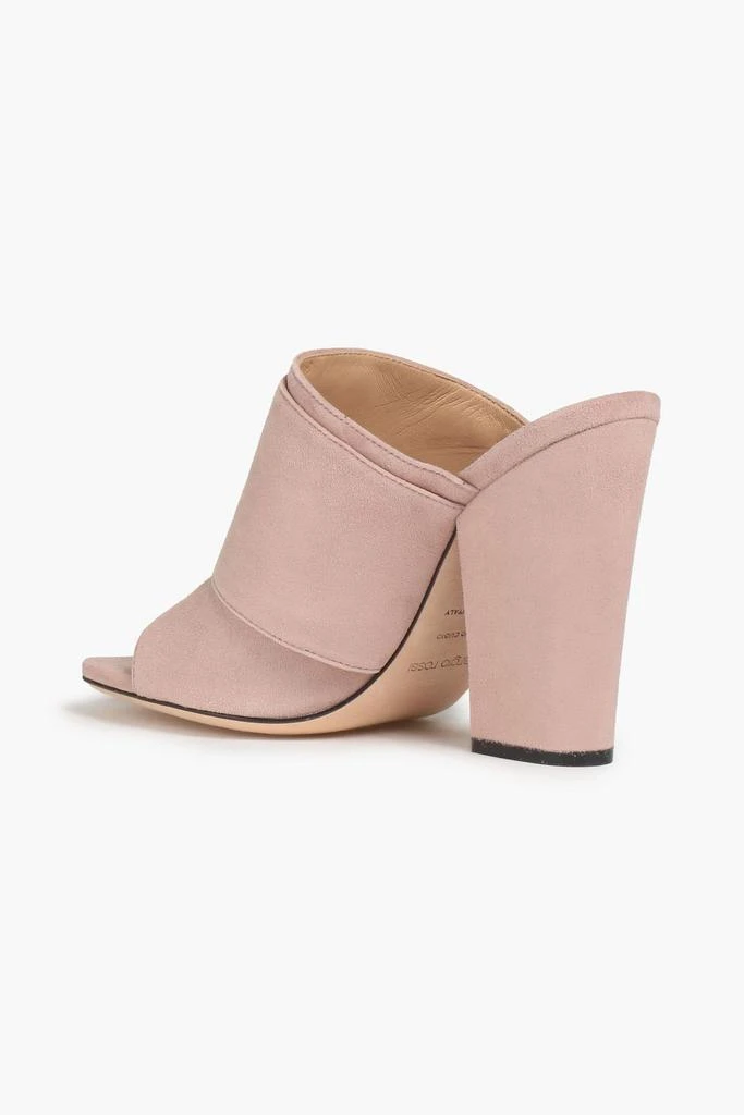 商品Sergio Rossi|Logo-appliquéd suede mules,价格¥2747,第3张图片详细描述