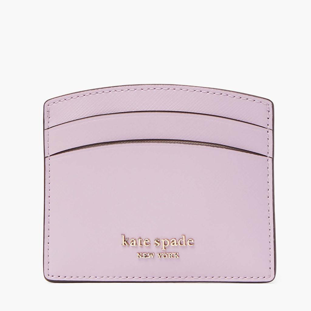 Kate Spade New York Women's Spencer Saffiano Card Holder - Violet Mist商品第1张图片规格展示