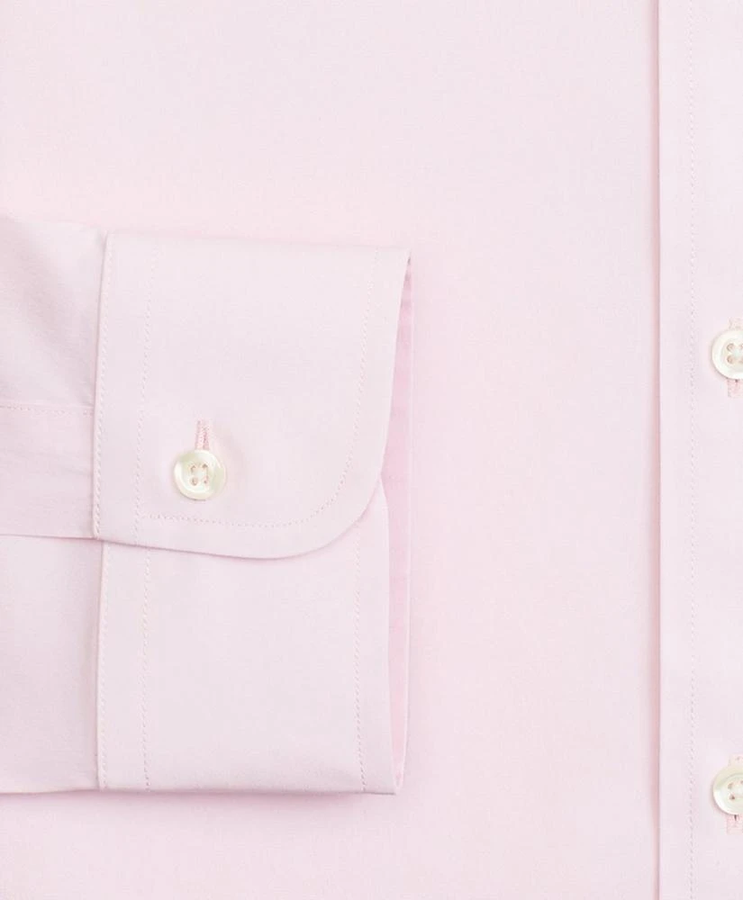 商品Brooks Brothers|Regent Regular-Fit Dress Shirt, Performance Non-Iron with COOLMAX®, Button-Down Collar Twill,价格¥408,第3张图片详细描述