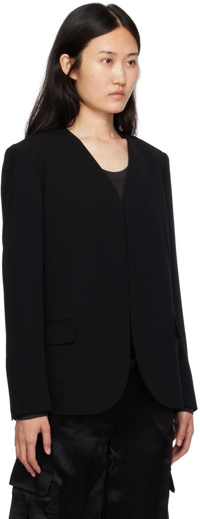 商品Theory|Black Collarless Blazer,价格¥1470,第2张图片详细描述