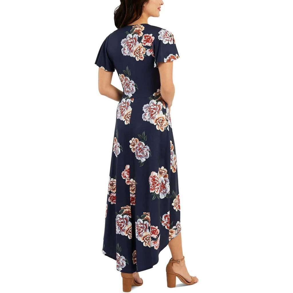 商品BCX|Juniors Womens Hi-Low Floral Midi Dress,价格¥137,第2张图片详细描述