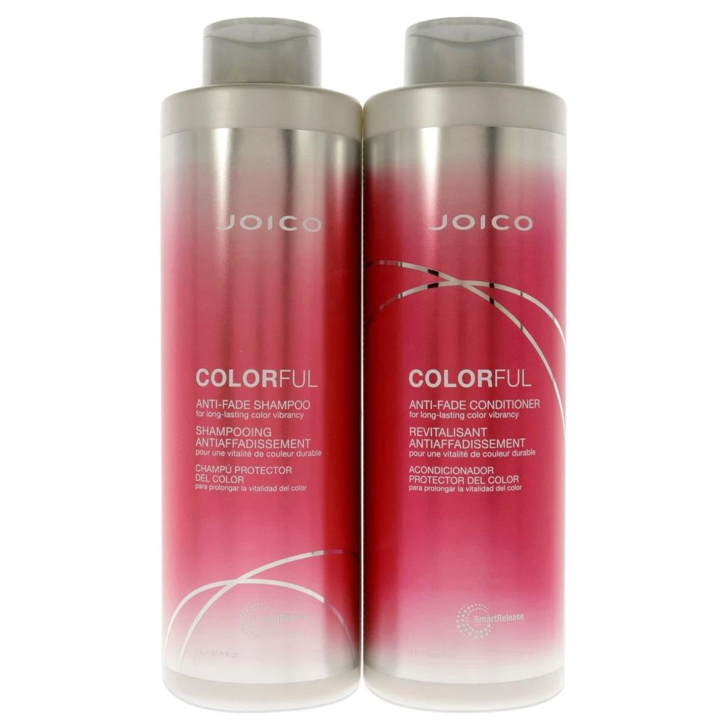 商品JOICO|Colorful Anti Fade Shampoo and Conditioner Duo by Joico for Unisex - 2 Pc 33.8oz Shampoo, 33.8oz Conditioner,价格¥380,第2张图片详细描述