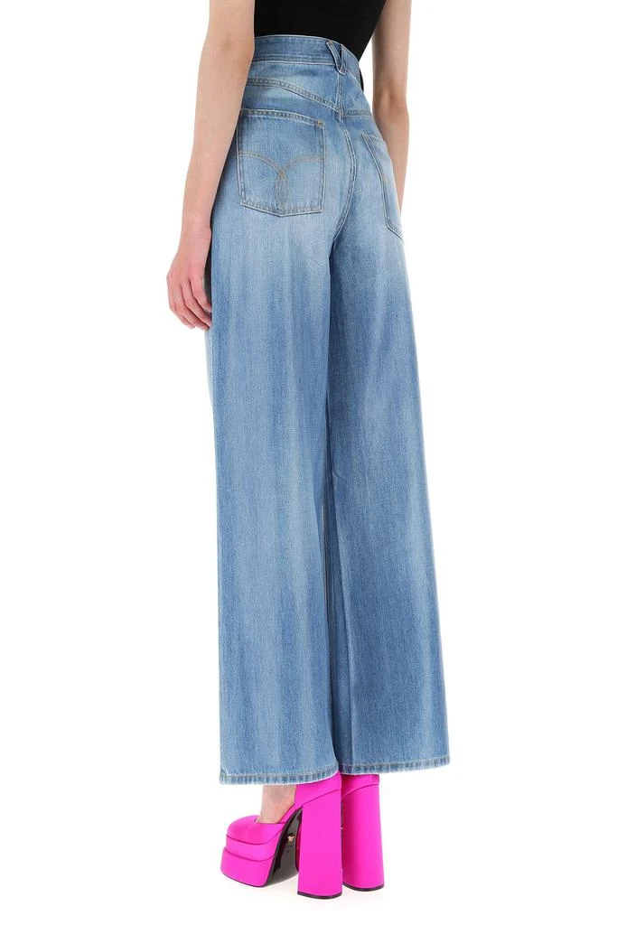 商品Versace|Denim wide-leg jeans,价格¥3838,第3张图片详细描述