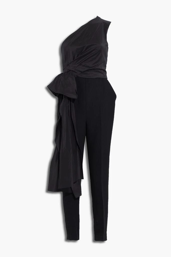 商品ROKSANDA|One-shoulder taffeta-paneled cady jumpsuit,价格¥2535,第3张图片详细描述