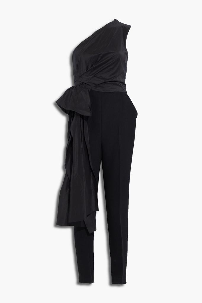 商品ROKSANDA|One-shoulder taffeta-paneled cady jumpsuit,价格¥6585,第1张图片