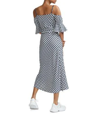 商品Maje|Lapri Cropped Gingham Top,价格¥705,第4张图片详细描述