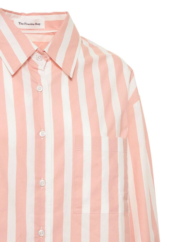 商品The Frankie Shop|Lui Wide Striped Cotton Shirt,价格¥633,第3张图片详细描述
