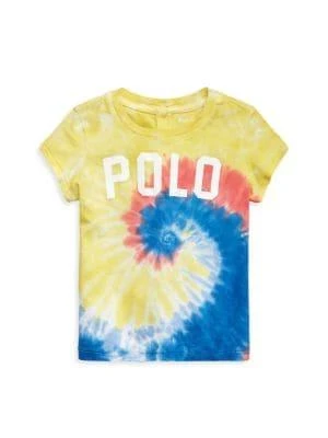 商品Ralph Lauren|Baby Girl's Tie Dye Cotton T Shirt,价格¥88,第1张图片