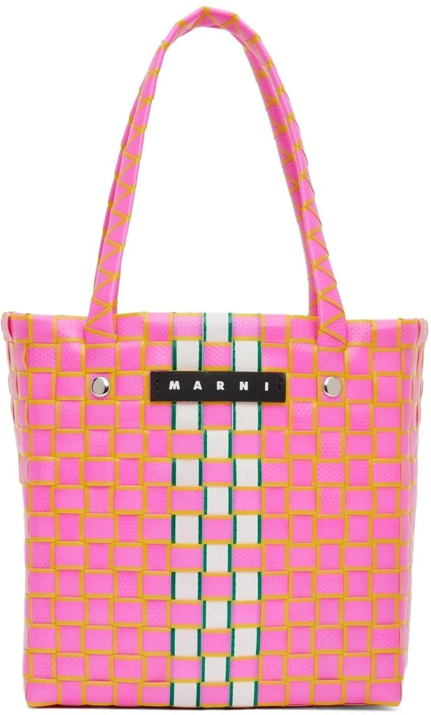 商品Marni|Kids Pink Box Basket Tote,价格¥653,第1张图片