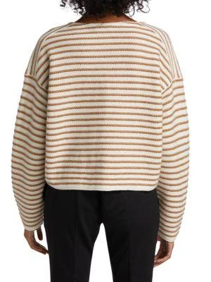 商品Theory|Striped Boxy Cardigan,价格¥1045,第2张图片详细描述