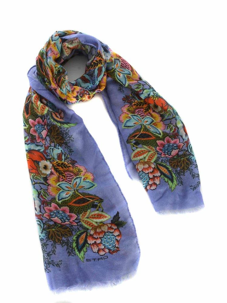 商品ETRO|Etro Floral Printed Scarf,价格¥2510,第1张图片