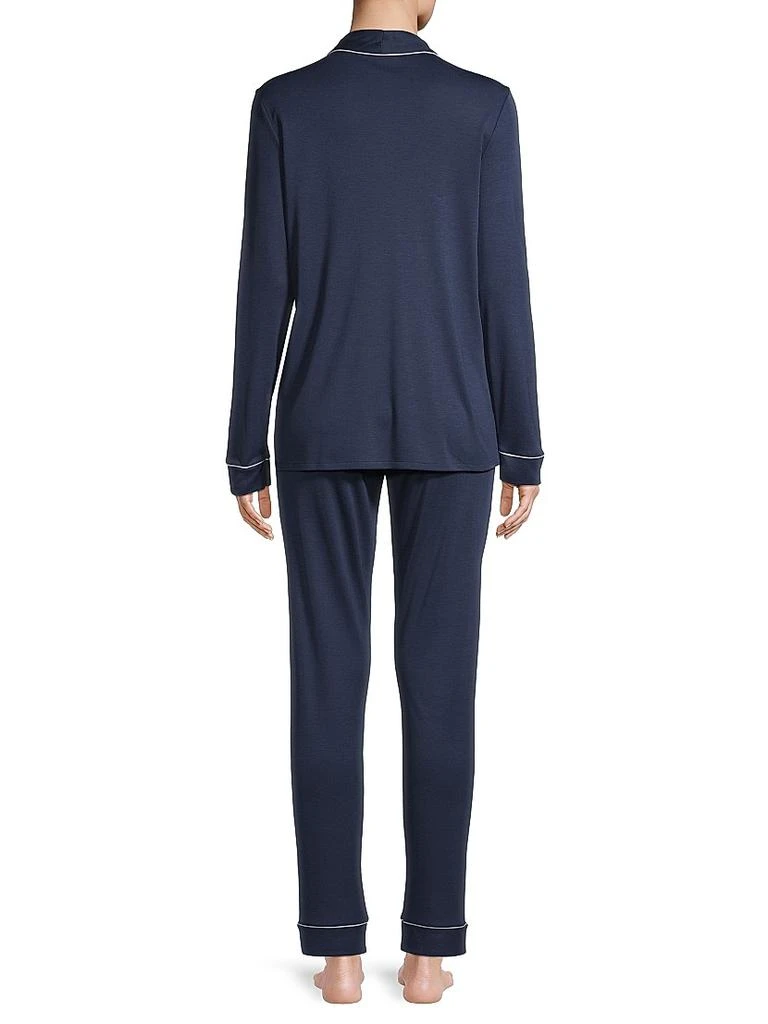 商品Hanro|Natural Comfort 2-Piece Long Pajama Set,价格¥2287,第5张图片详细描述