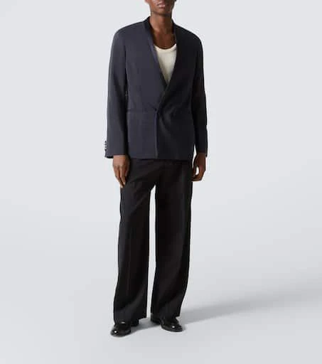 商品Giorgio Armani|双排扣真丝混纺西装式外套,价格¥13150,第2张图片详细描述
