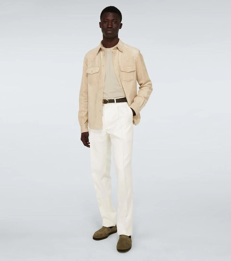 商品Tom Ford|西部风皮革长袖衬衫,价格¥30378,第2张图片详细描述