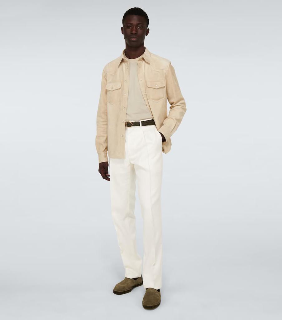 商品Tom Ford|西部风皮革长袖衬衫,价格¥26929,第4张图片详细描述