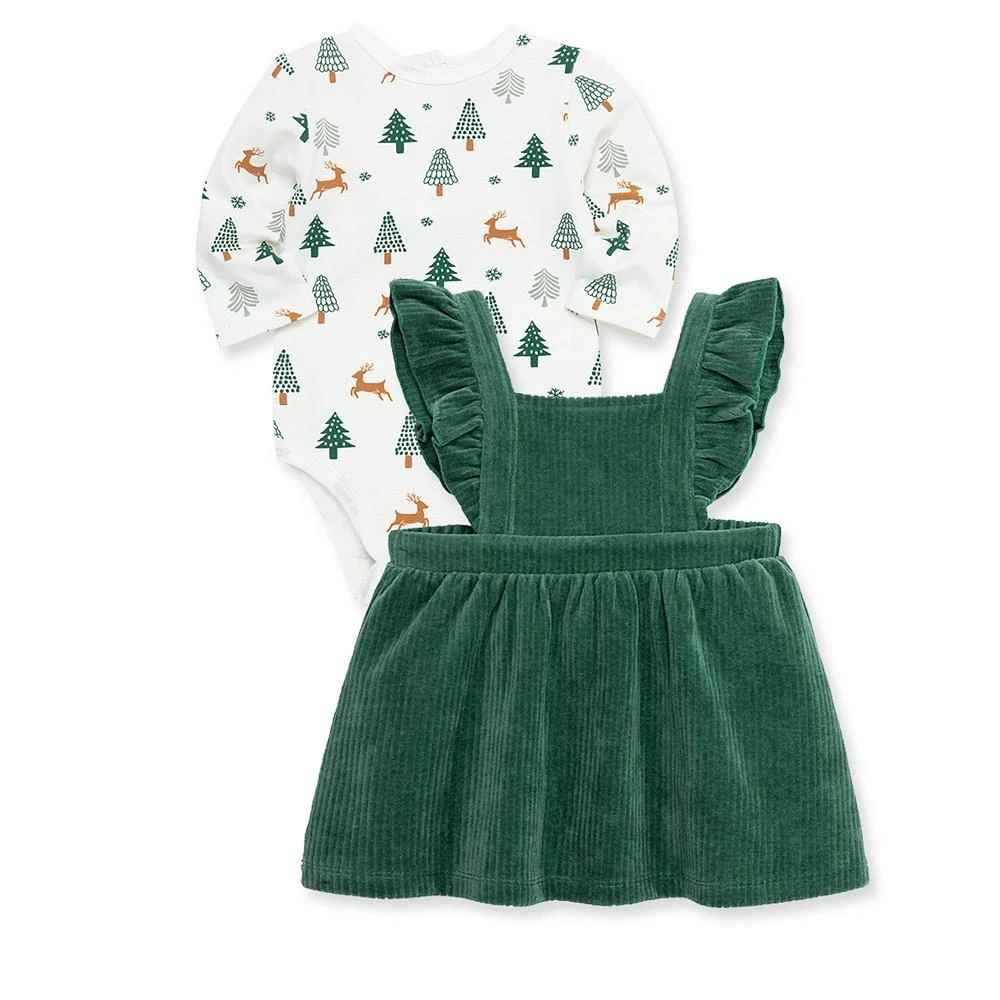 商品Little Me|Baby Girls Cheer Holiday Bodysuit and Jumper Set,价格¥108,第3张图片详细描述
