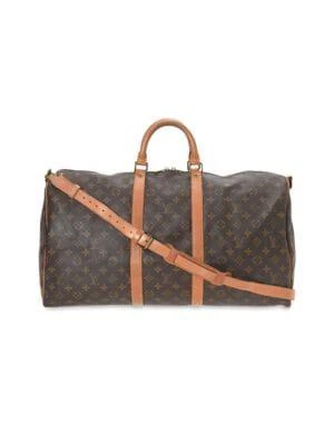 商品[二手商品] Louis Vuitton|Keepall 55 Bandoulière Canvas Duffel Bag,价格¥14607,第1张图片