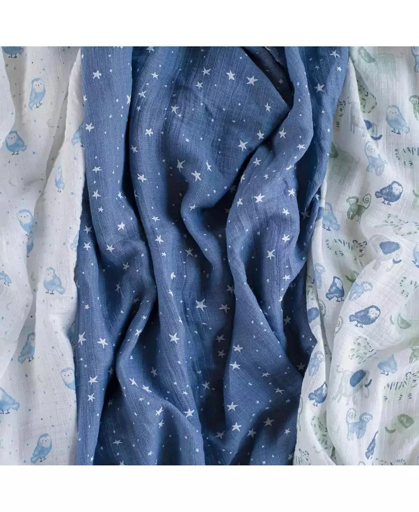 商品aden + anais|Baby Boys Printed Swaddle Blankets, Pack of 4,价格¥371,第4张图片详细描述