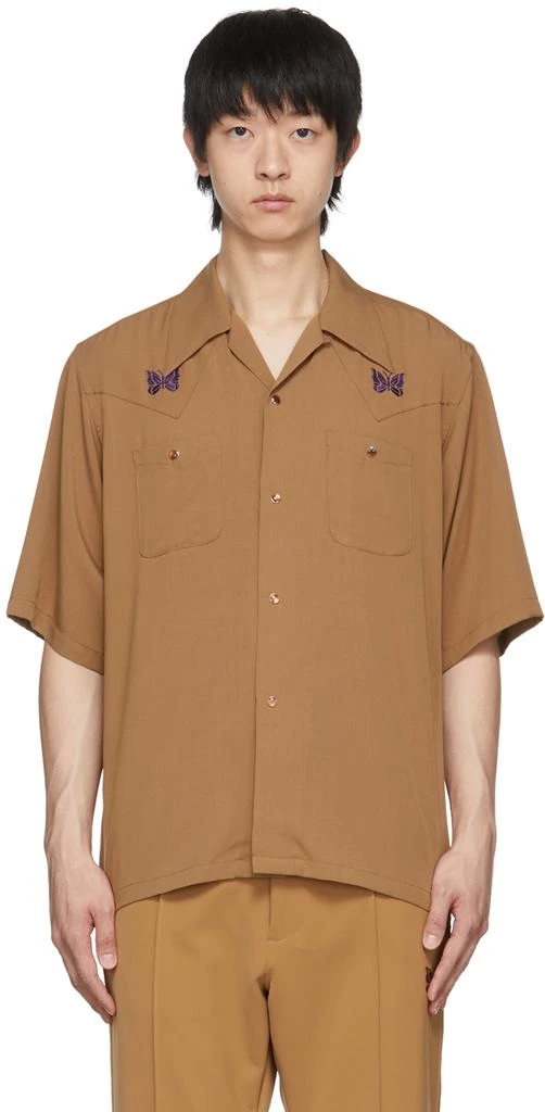 商品Needles|Brown Cowboy One-Up Shirt,价格¥806,第1张图片