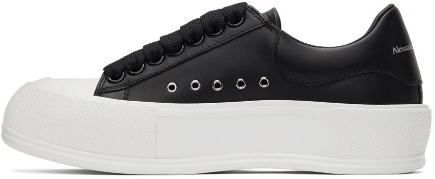 商品Alexander McQueen|黑色 Deck Plimsoll 运动鞋,价格¥2750,第3张图片详细描述