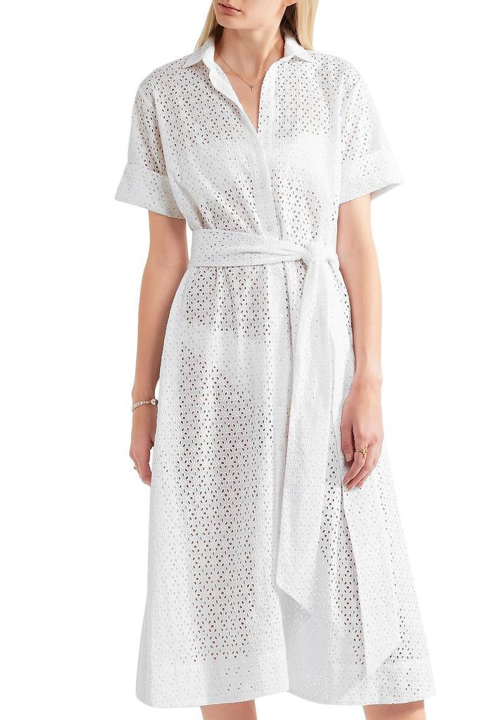 商品LISA MARIE FERNANDEZ|Broderie anglaise cotton shirt dress,价格¥2343,第5张图片详细描述