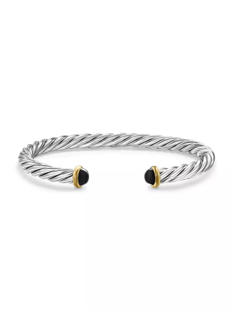 商品David Yurman|Cable Cuff Bracelet in Sterling Silver,价格¥4871,第4张图片详细描述