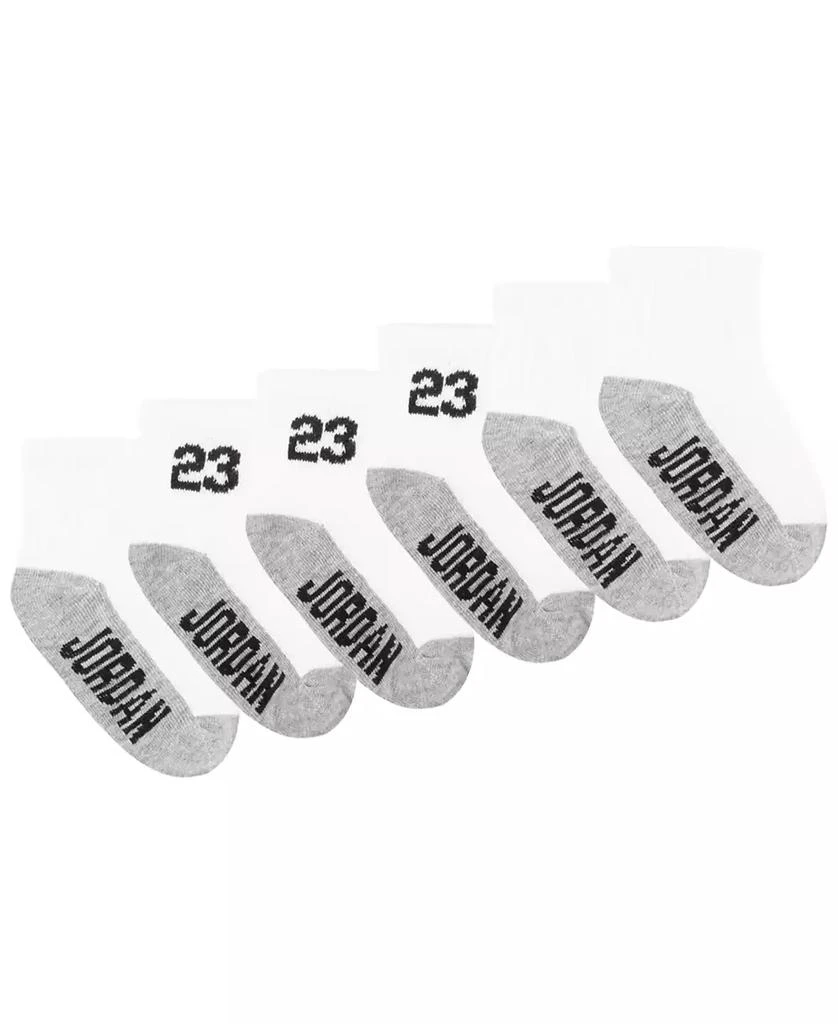 商品Jordan|Baby and Toddler Boys Core Jumpman Ankle Socks, Pack of 6,价格¥83,第2张图片详细描述