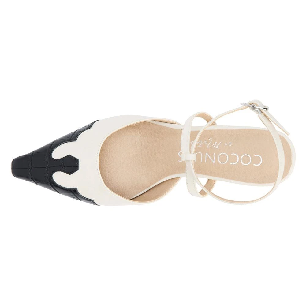 商品COCONUTS by Matisse|Florence Tooled Inlay Pointed Toe Kitten Heel Pumps,价格¥600,第4张图片详细描述