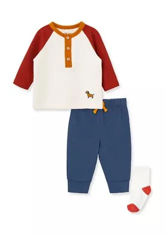 商品Little Me|Me Baby Boys Color Block Joggers Set,价格¥125,第1张图片