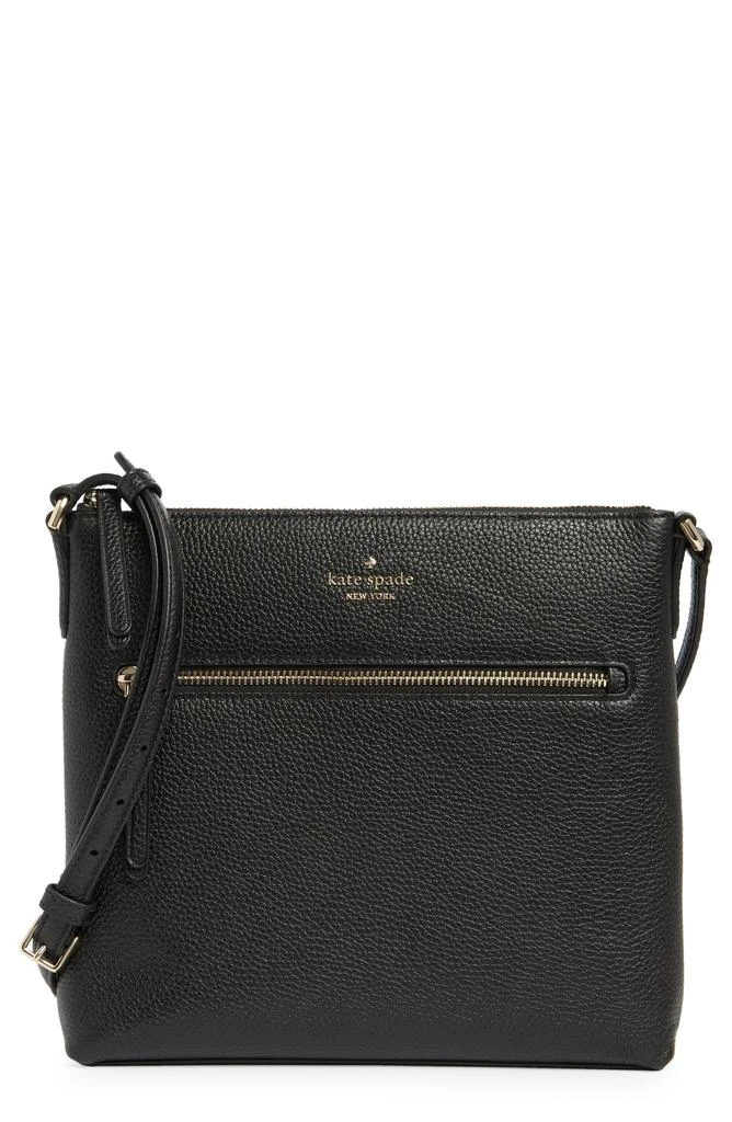 商品Kate Spade|jackson top zip leather crossbody bag,价格¥984,第1张图片