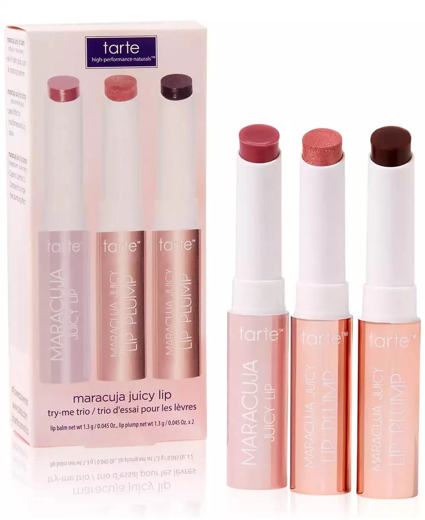 商品Tarte|3-Pc. Maracuja Juicy Lip Try-Me Set,价格¥215,第1张图片