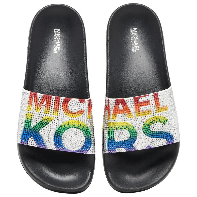 商品Michael Kors|Michael Kors Gilmore Slide - Women's,价格¥226,第2张图片详细描述