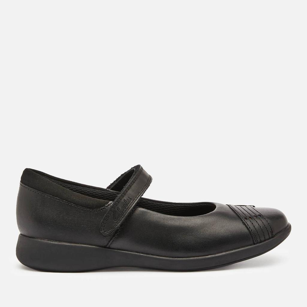 商品Clarks|Clarks Etch Beam Kids' School Shoes - Black Leather,价格¥373,第1张图片