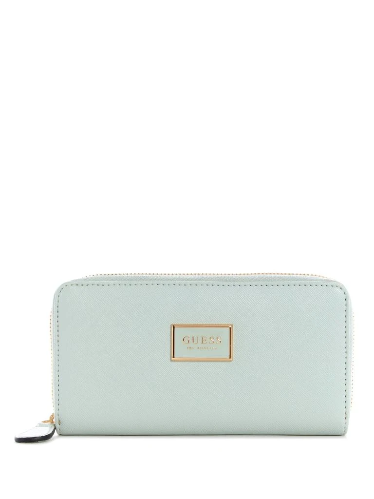 商品Guess Factory|Abree Glitter Medium Zip-Around Wallet,价格¥224,第5张图片详细描述