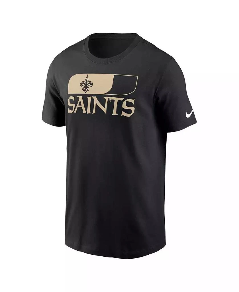 商品NIKE|Men's Black New Orleans Saints Air Essential T-Shirt,价格¥261,第3张图片详细描述